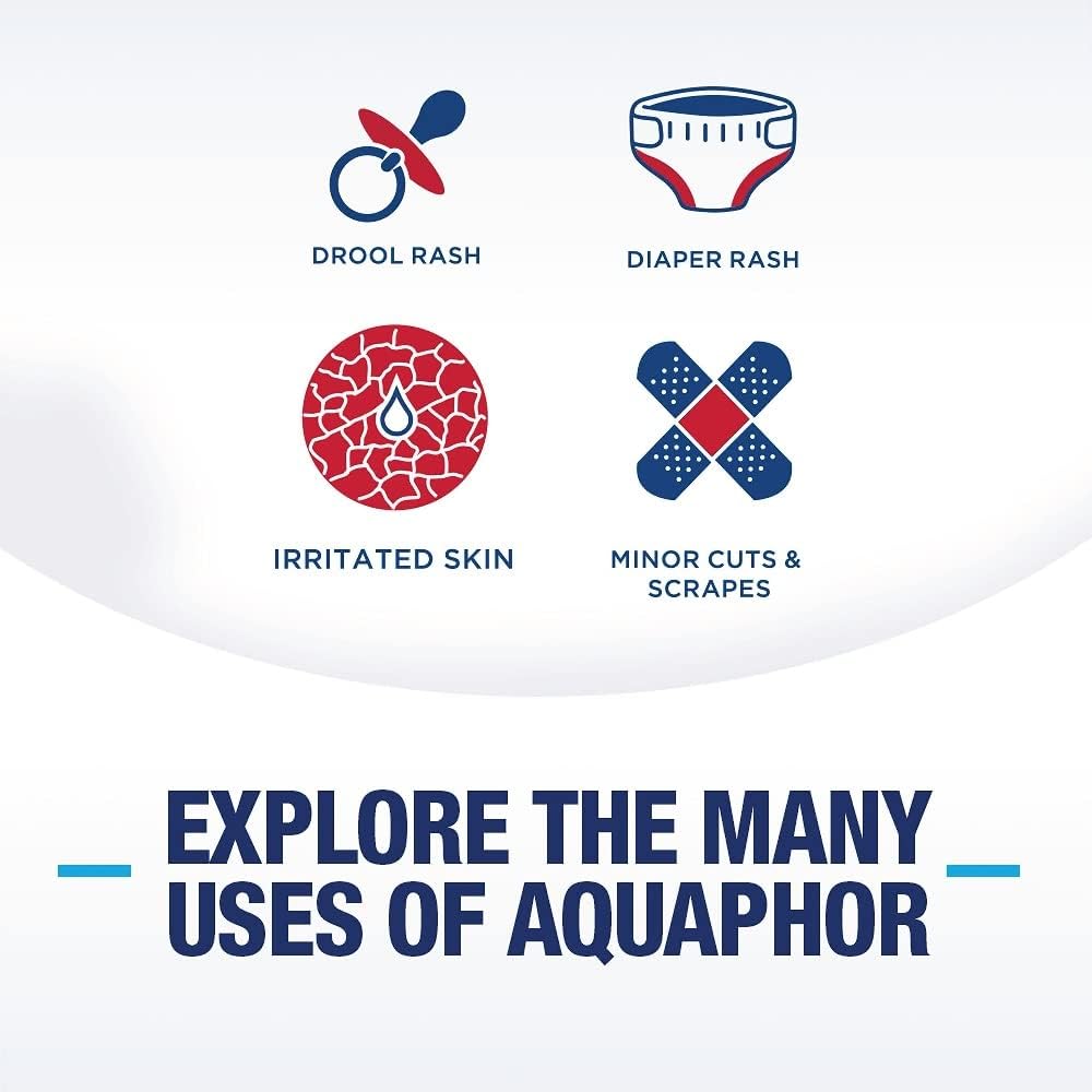 Aquaphor Baby Healing Ointment for Dry or Cracked Skin, 14 Oz Jar