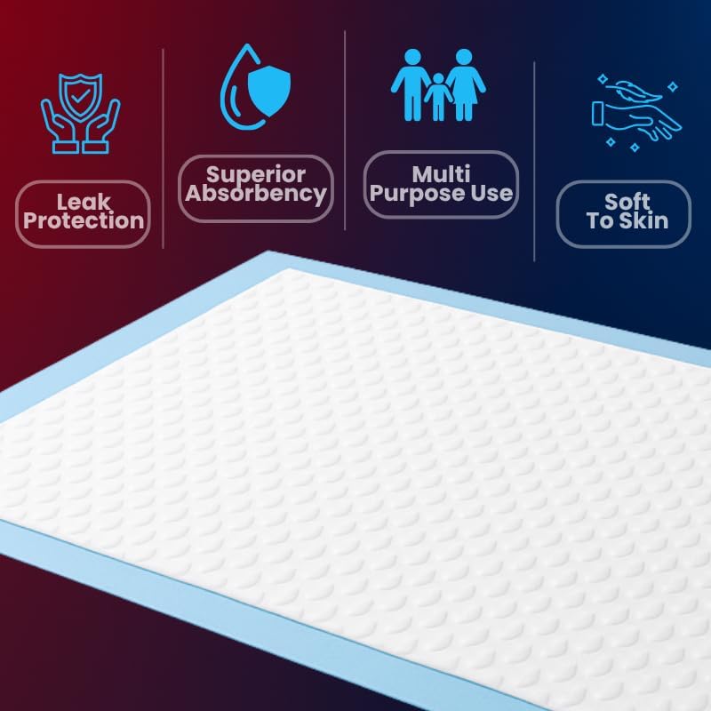 Easy Care Solutions Disposable Bed Pads, 60 x 60 cm (Pack of 50)