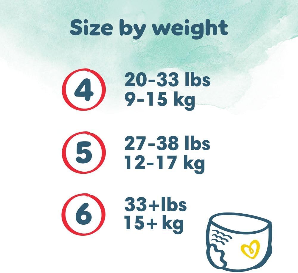 Pampers Harmonie Nappy Pants Size 6 (15kg+) - 132 Pack