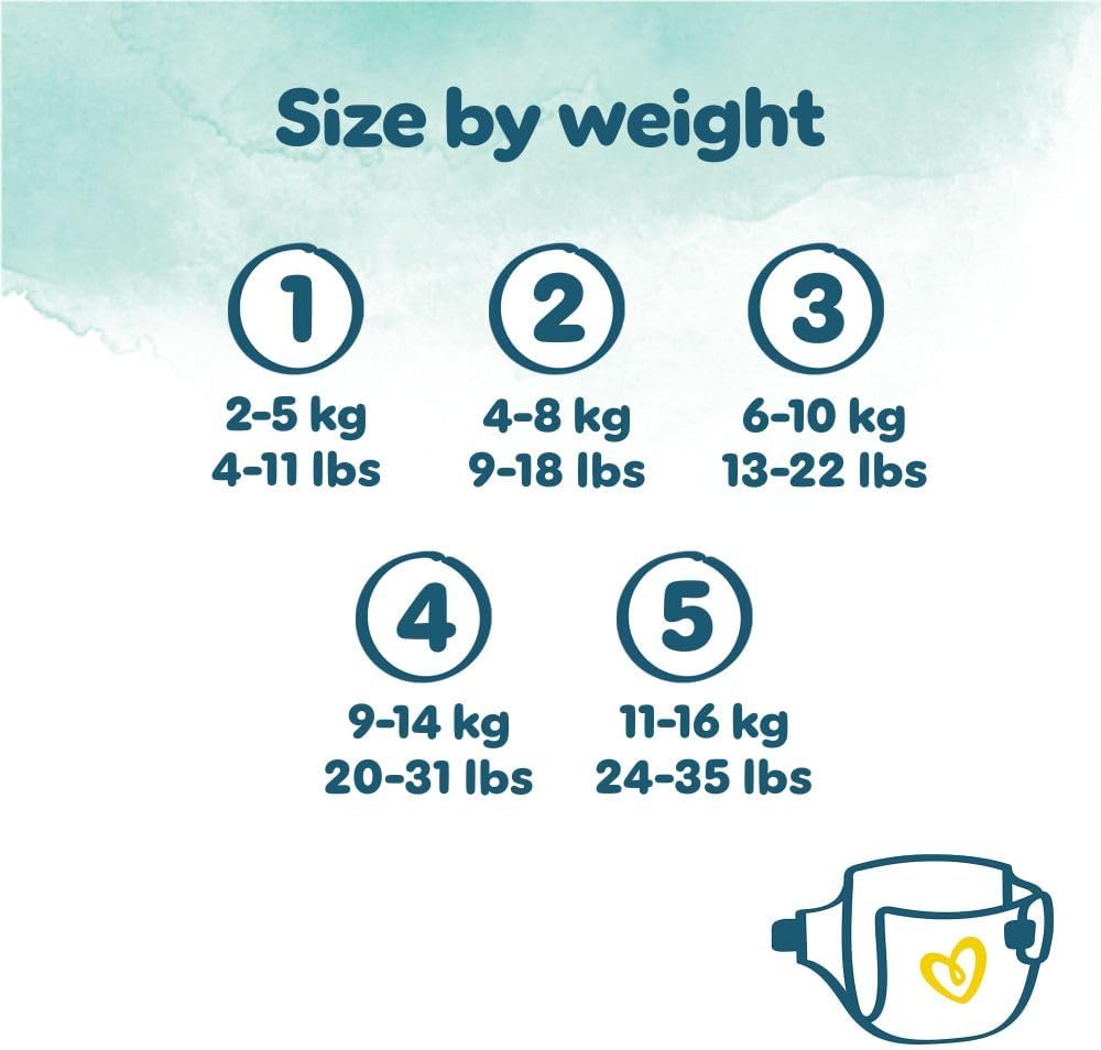 Pampers Harmonie Nappies Size 4 (9-14kg) - 174 Pack