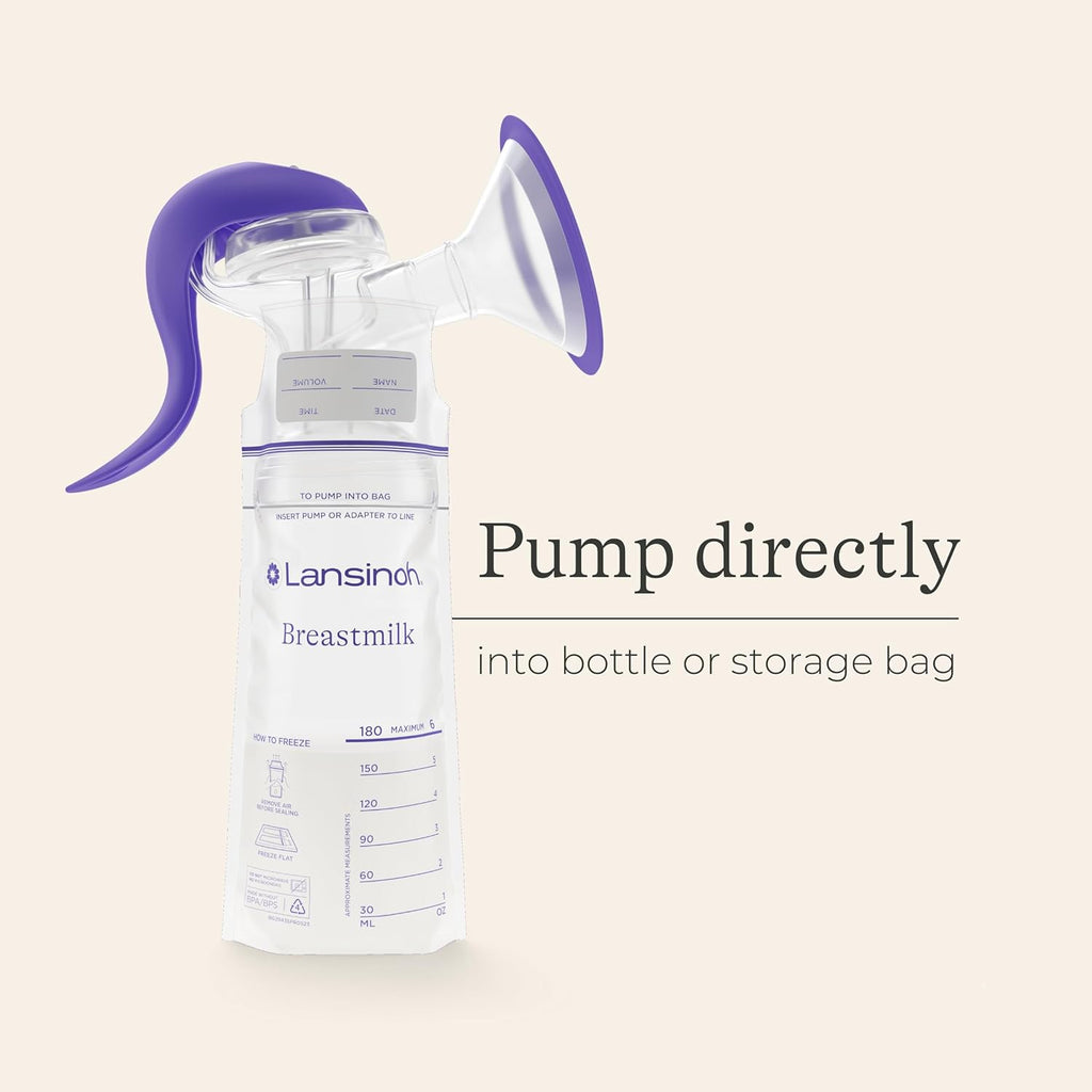 Lansinoh Manual Breast Pump with ComfortFit Breast Cushion