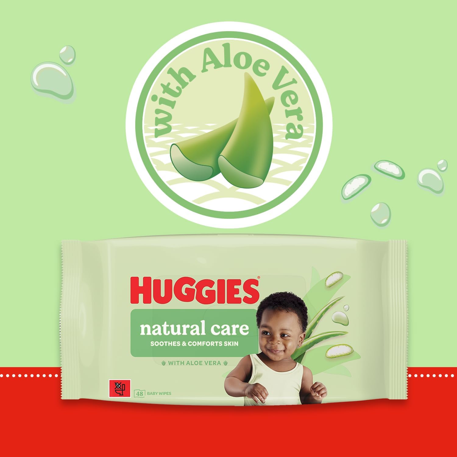 Huggies Natural Care Plastic Free Baby Wipes, 480 Count (10 Packs)