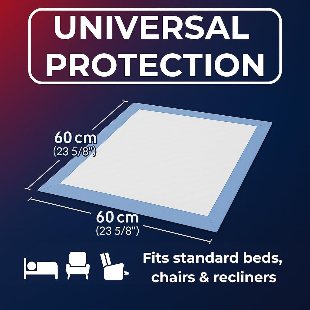Easy Care Solutions Disposable Bed Pads, 60 x 60 cm (Pack of 50)