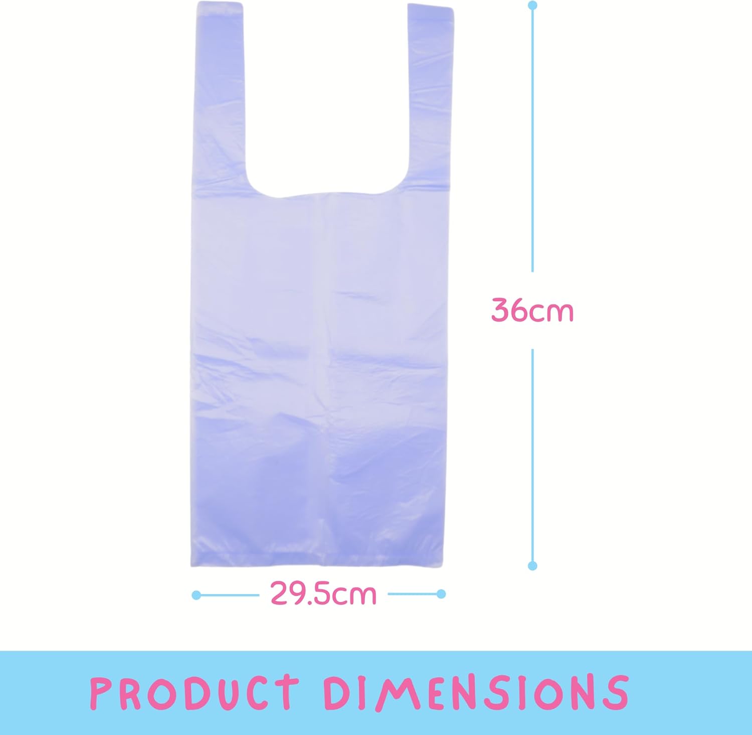 Kordis Disposable Nappy Bags - Scented with Tie Handles, 29.5 x 36 cm (Pack of 600)