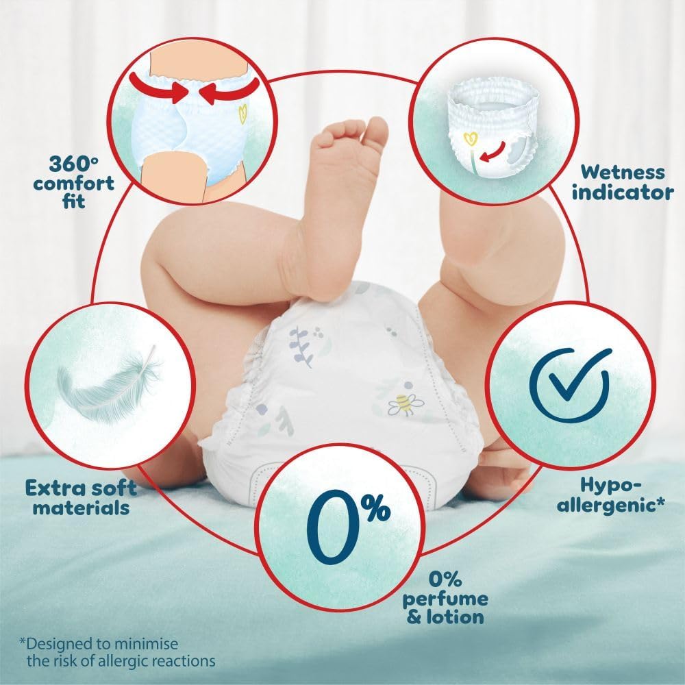 Pampers Harmonie Nappy Pants Size 6 (15kg+) - 132 Pack
