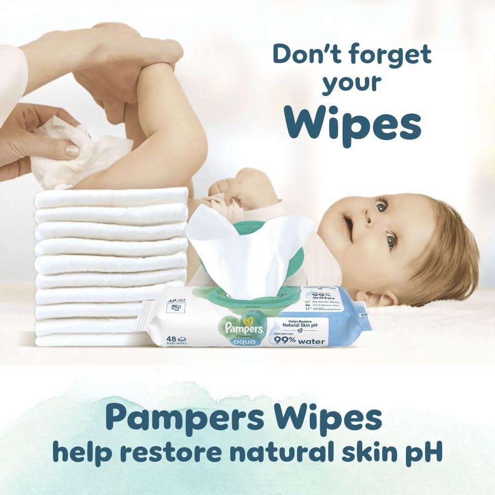 Pampers Harmonie Nappies Size 4 (9-14kg) - 174 Pack