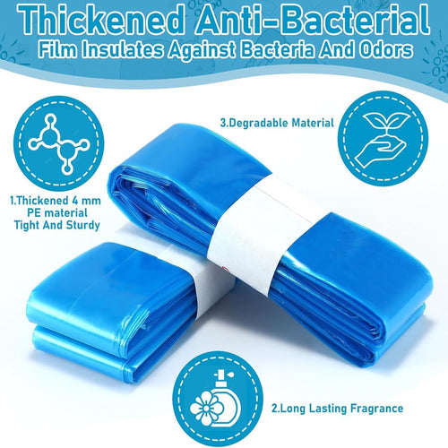 Gilen Nappy Bin Refills, Scented Diaper Pail Refill Bags (8 Pack, Holds 1840 Diapers)