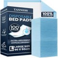 Tanness Disposable Bed Pads 90x60cm – Waterproof Absorbent Underpads (Pack of 100)