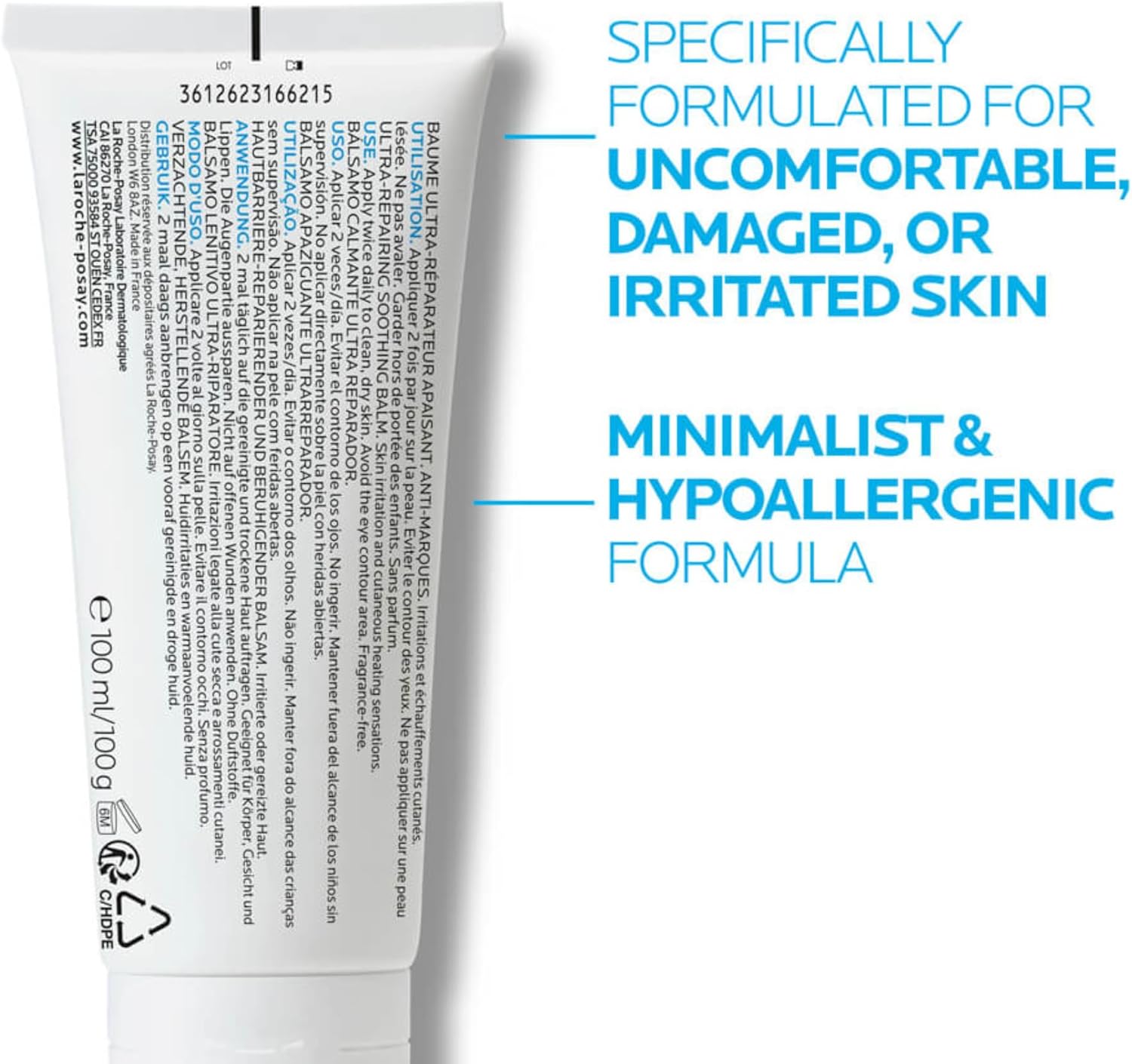 La Roche-Posay Baby Cicaplast Baume B5 Multi-Purpose Repairing Balm, 100ml
