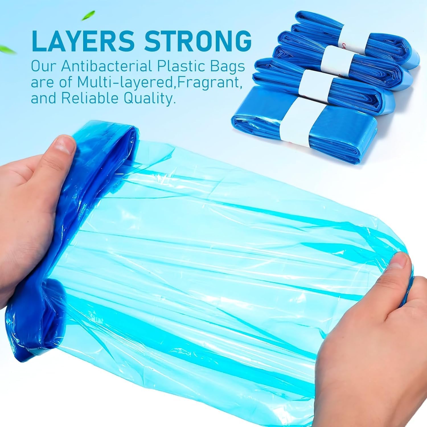 Gilen Nappy Bin Refills, Scented Diaper Pail Refill Bags (8 Pack, Holds 1840 Diapers)