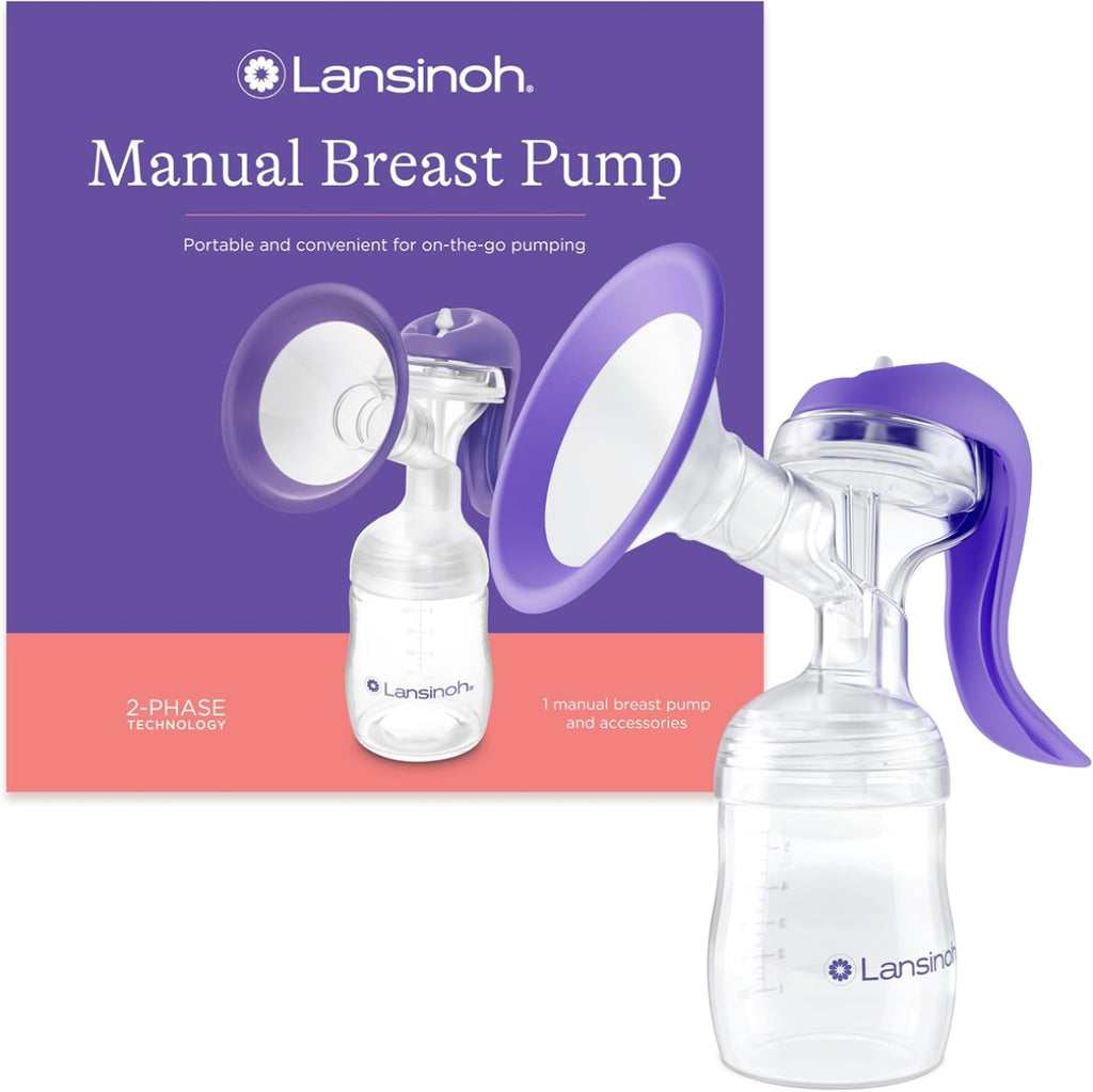 Lansinoh Manual Breast Pump with ComfortFit Breast Cushion
