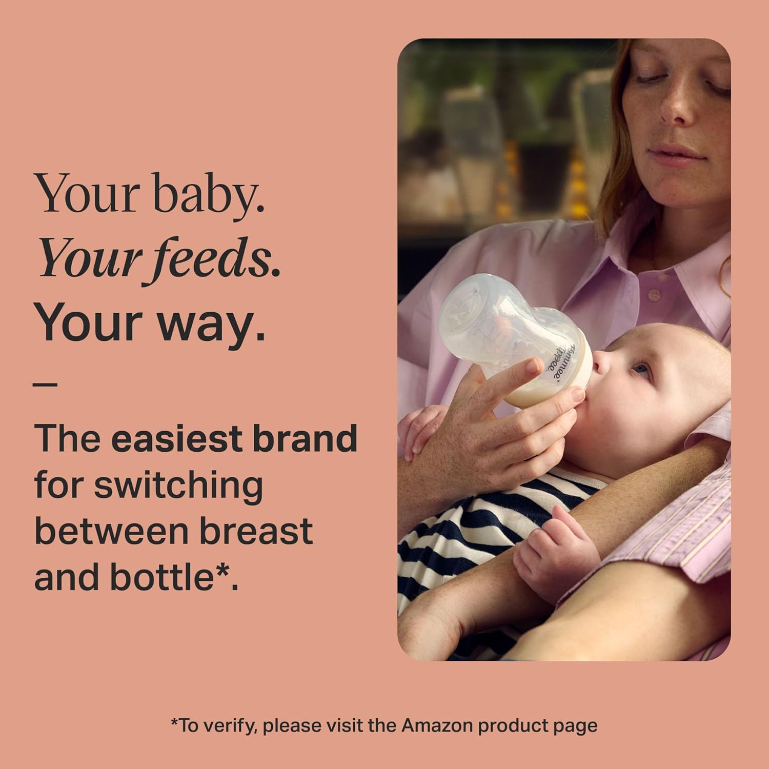 Tommee Tippee Natural Start Baby Bottles for 3m+, 340ml (Pack of 4)