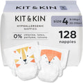 Kit & Kin Premium Baby Nappies Size 4 (9-14kg) - 128 Pack