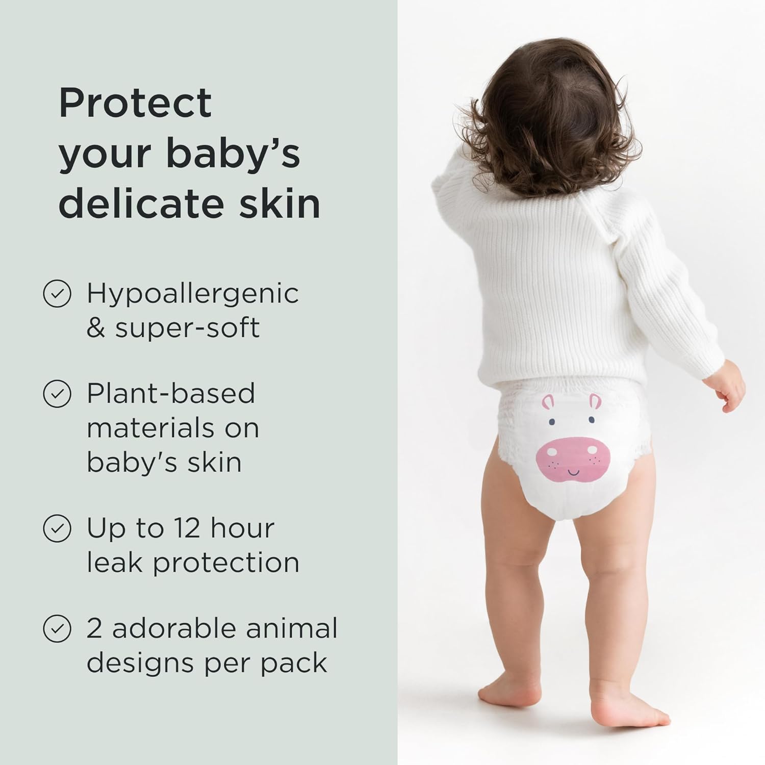 Kit & Kin Premium Eco Nappy Pants Size 5 (12-17kg) - 240 Pack