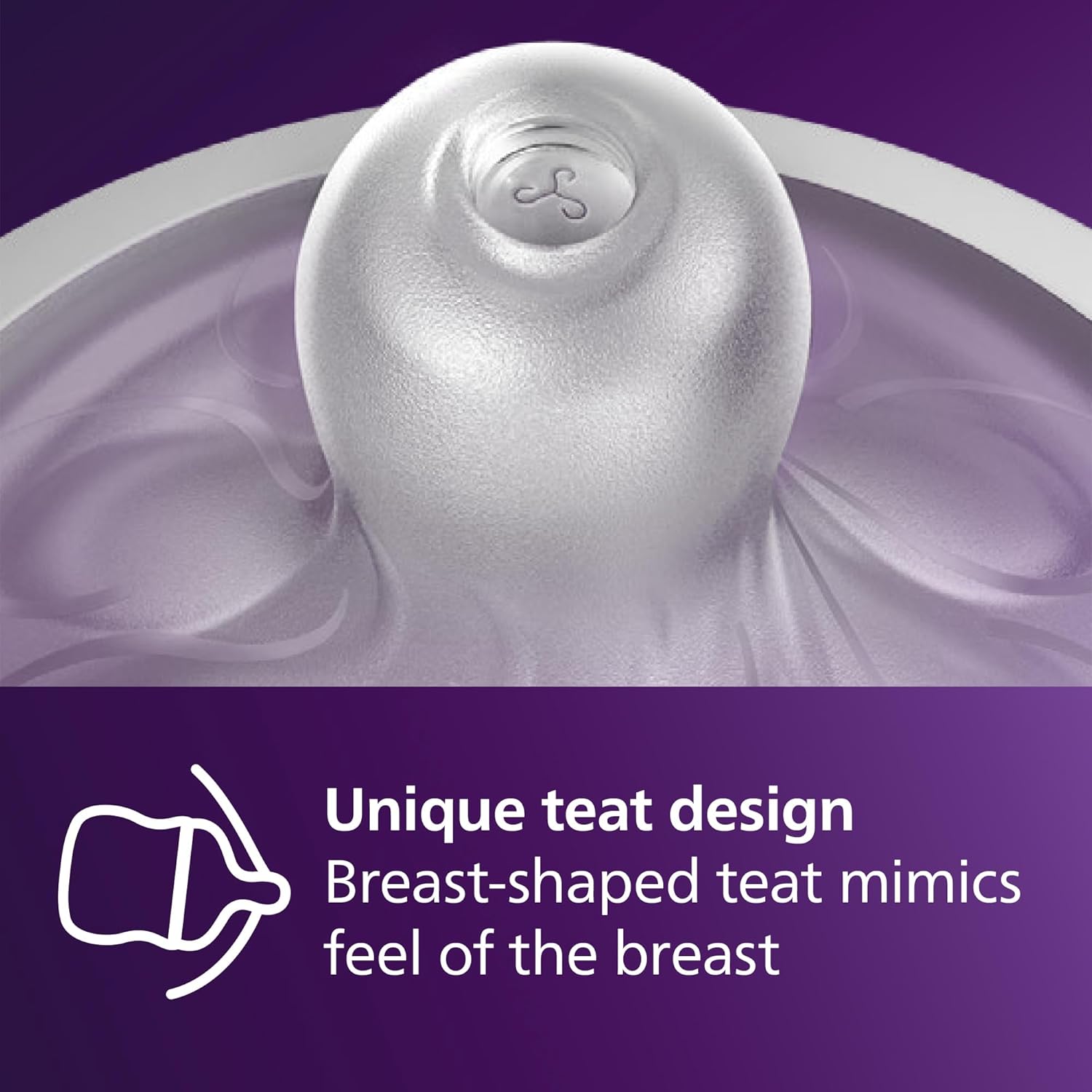 Philips Avent Natural Response Baby Bottle, 125ml (Pack of 2) - Model SCY900/02