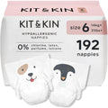 Kit & Kin Premium Baby Nappies Size 6 (14kg+) - 192 Pack