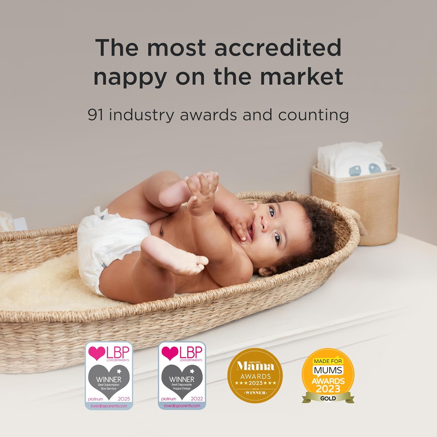 Kit & Kin Premium Nappy Pants Size 4 (9-15kg) - 132 Pack