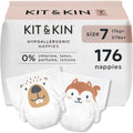 Kit & Kin Premium Baby Nappies Size 7 (17kg+) - 176 Pack