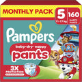 Pampers Baby-Dry Nappy Pants Paw Patrol Size 5 (11-17kg) - 160 Pack