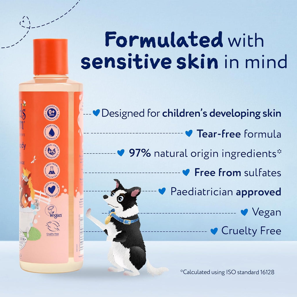 Childs Farm Hair & Body Wash Bundle - Sweet Orange, Blackberry & Apple, Watermelon & Pineapple, 250ml x3