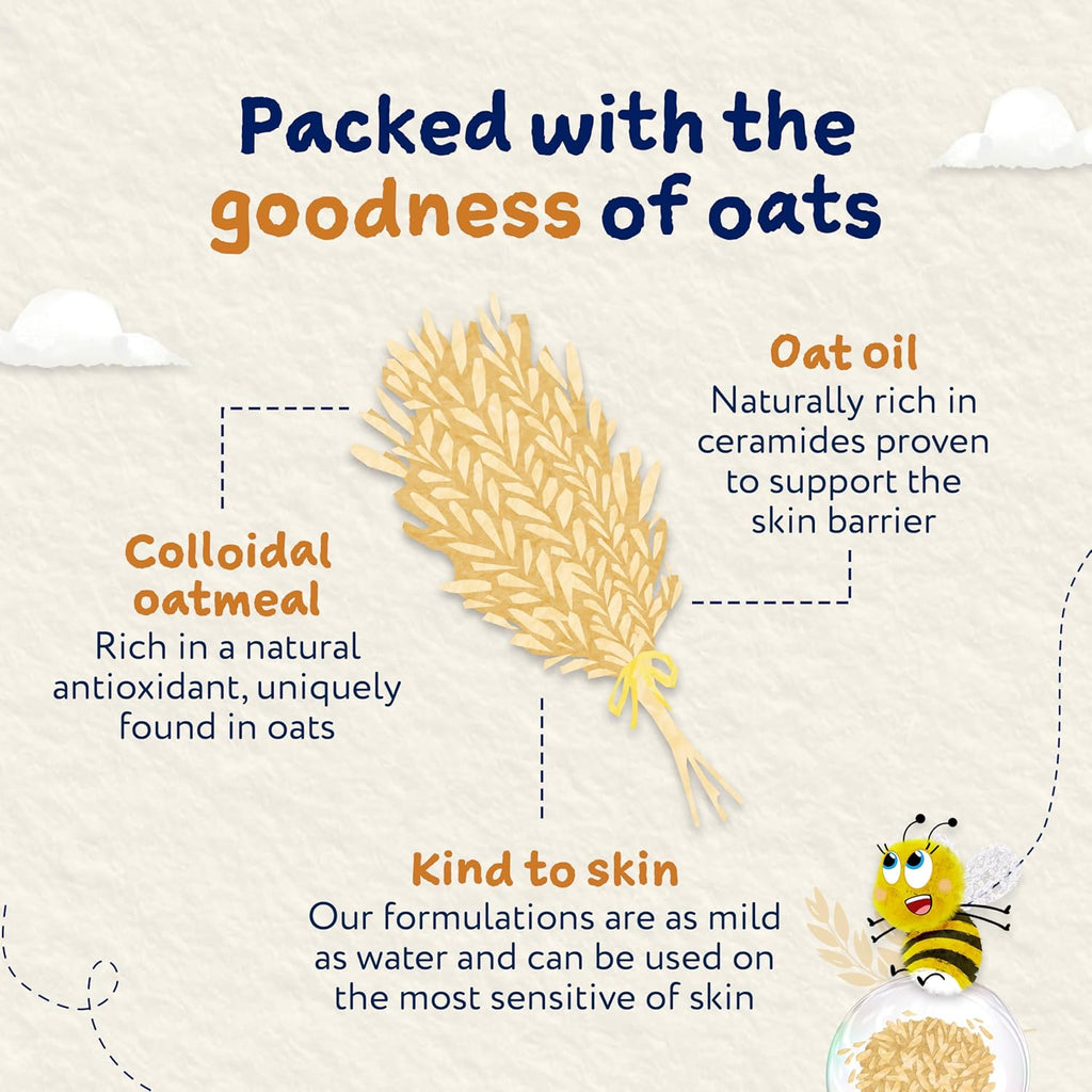 Childs Farm OatDerma Regime Bundle - Baby Bubble Bath, Body Wash & Body Moisturiser