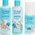 Childs Farm Kids Coco-Nourish Hair Regime Bundle - Shampoo, Conditioner & Leave-in Spray, 3 Pack