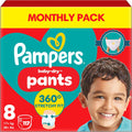 Pampers Baby-Dry Nappy Pants Size 8 (17kg+) - 117 Pack
