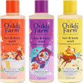 Childs Farm Hair & Body Wash Bundle - Sweet Orange, Blackberry & Apple, Watermelon & Pineapple, 250ml x3