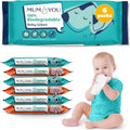 Mum & You Baby Wipes - Biodegradable, 336 Count (6 Packs)