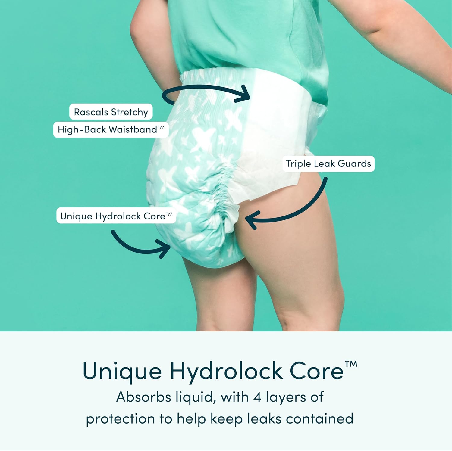 Rascals Premium Nappies Size 4 - 248 Pack