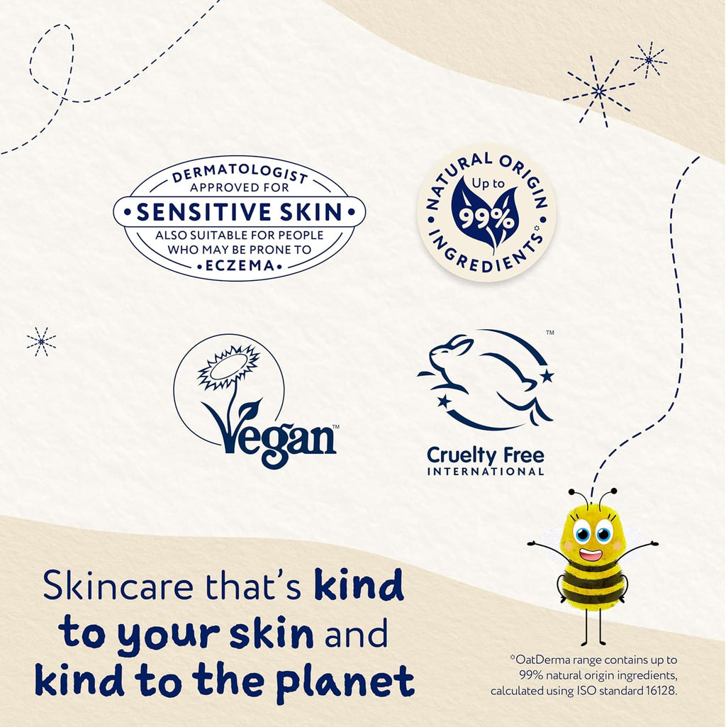 Childs Farm OatDerma Regime Bundle - Baby Bubble Bath, Body Wash & Body Moisturiser