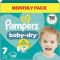 Pampers Baby-Dry Size 7 Nappies (15kg+) - 132 Pack