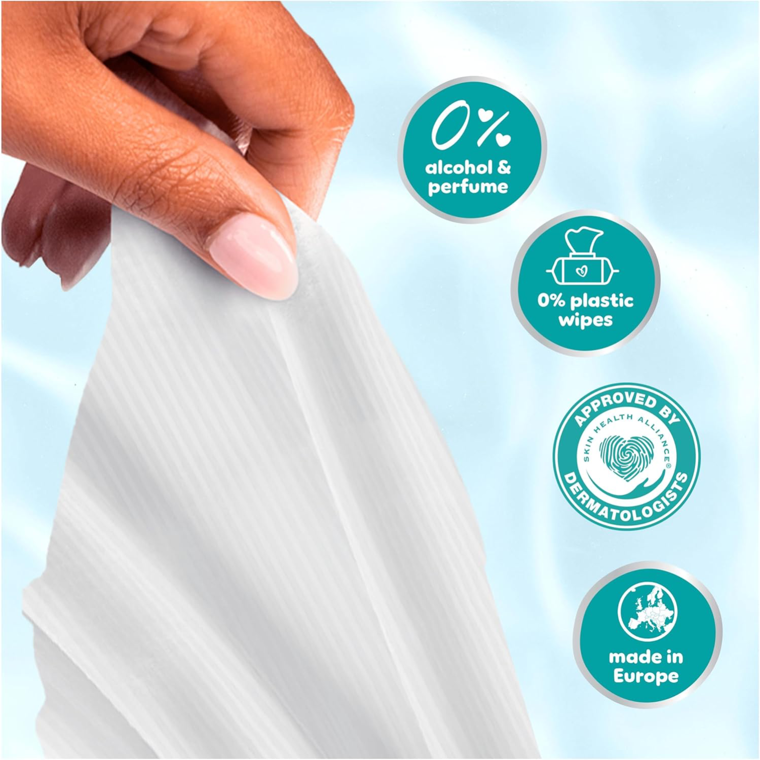 Pampers 99% Water Baby Wipes - 720 Wipes (12 x 60 Pack)