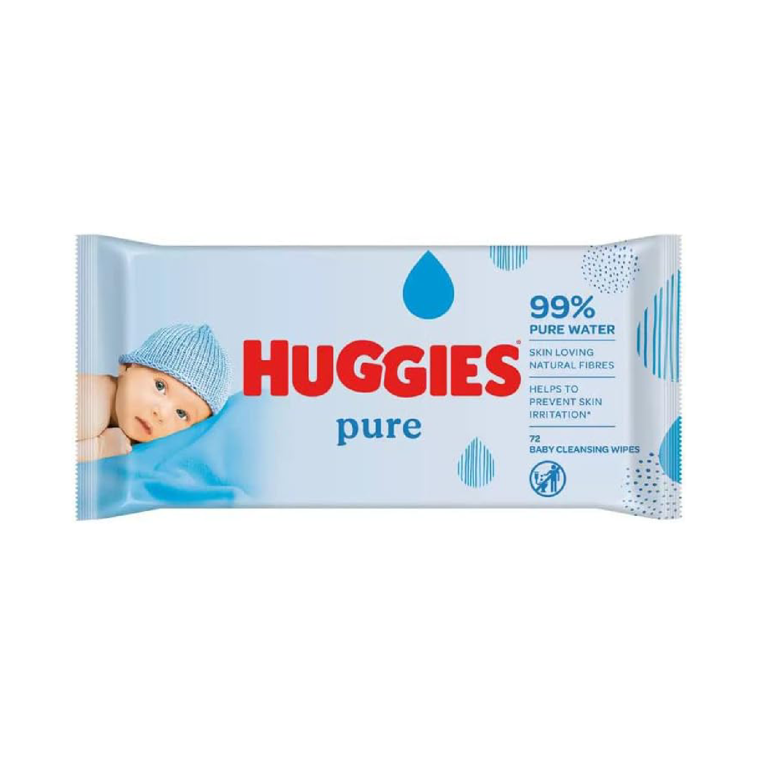 Huggies Baby Wet Pure Extra Care Wipes, 720 Count (10 Packs)