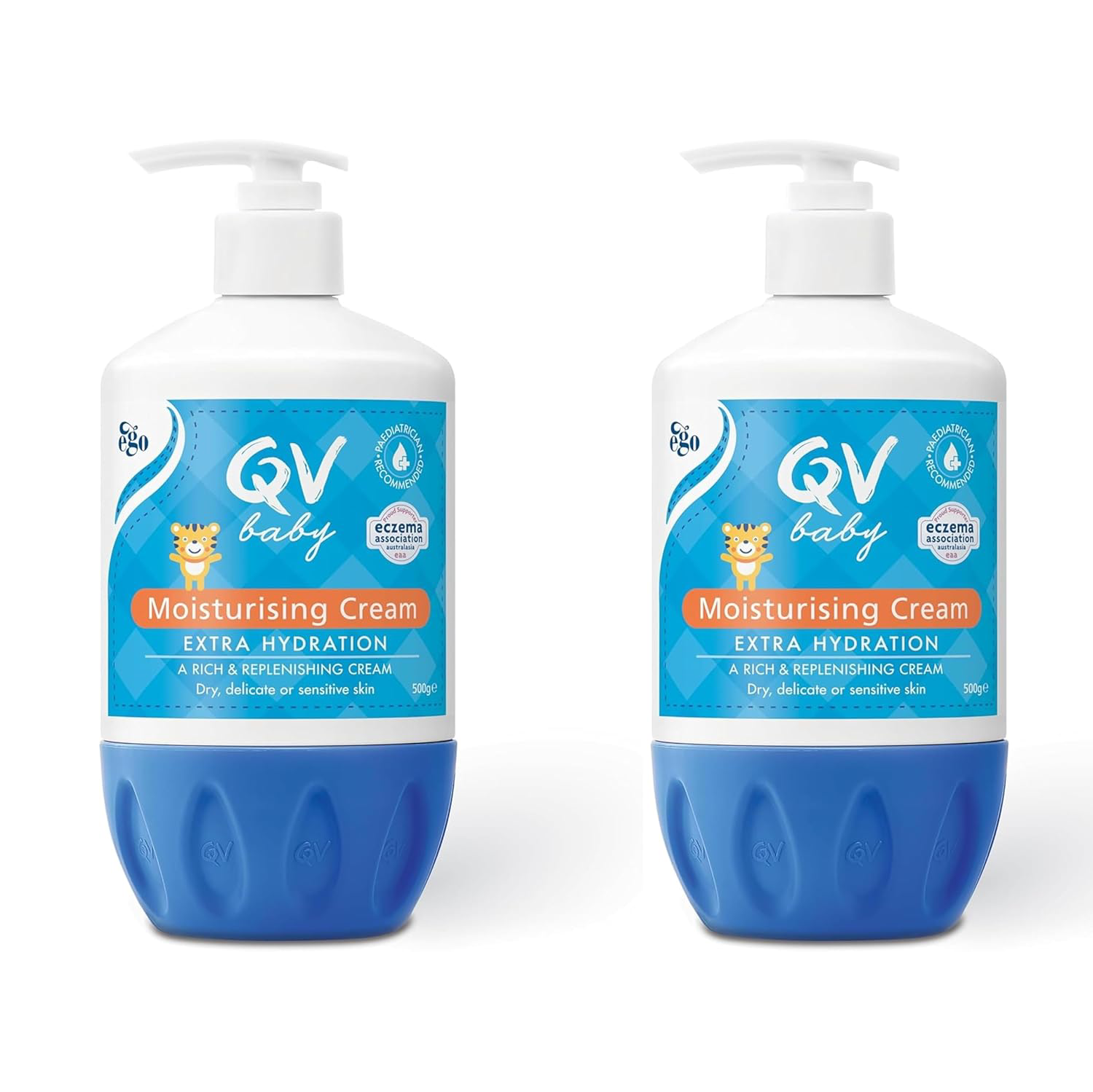 QV Baby Moisturising Cream, 500g (Pack of 2) - With Glycerin and Vitamin B3